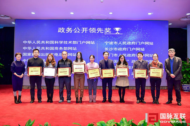 中國政府網(wǎng)站績效評估發(fā)展領先單位（部分）