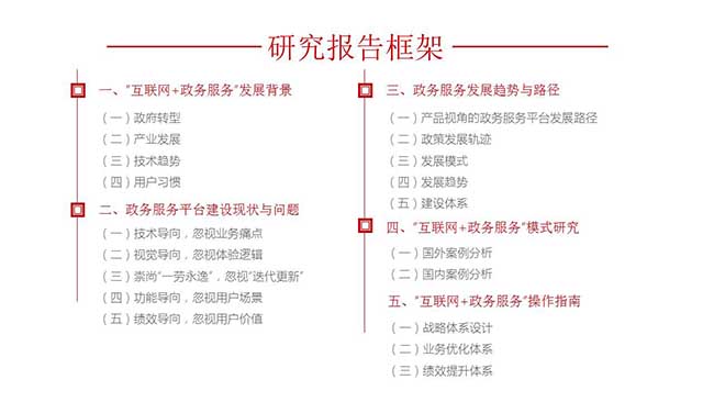 研究報(bào)告框架